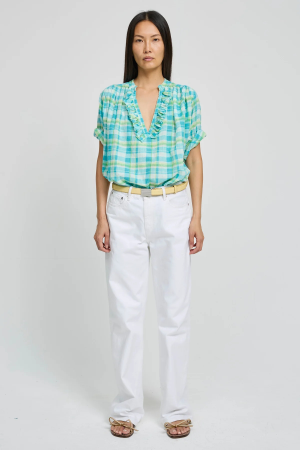 blouse dida madras laurence bras face marie rose concept store mode femme pau